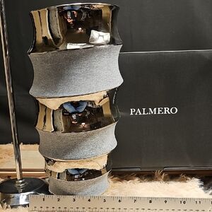 Palmero Rippled Silver Collection – Curvaro Vase